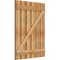 Ekena Millwork Spaced Board-n-Batten Shutters w/Z-Bar, Rough Sawn Western Red Cedar, 34 3/4"W x 46"H RBS06Z35X046RWR - alternate 2